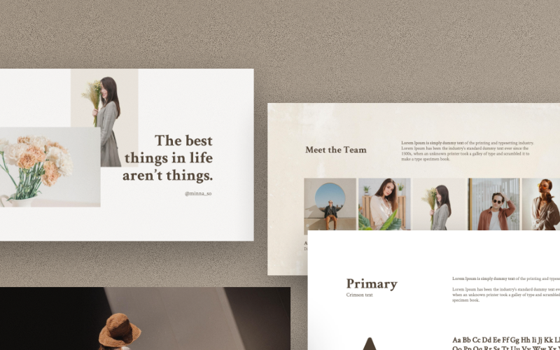 merylin brand guidlines powerpoint template original