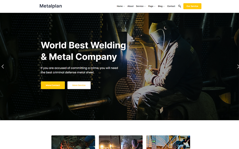 metalplan metal company wordpress theme original