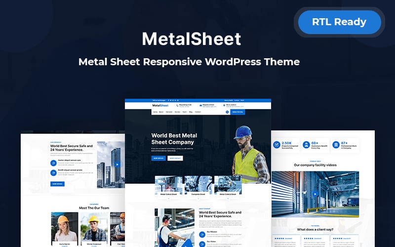 metalsheet metal sheet responsive wordpress theme original