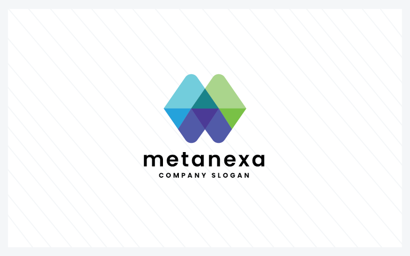 metanexa letter m pro logo templates original