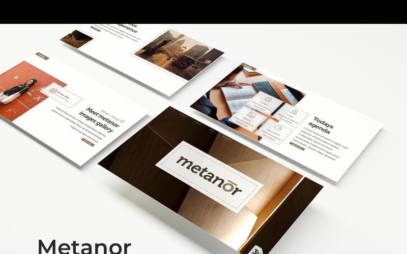 metanor powerpoint template original