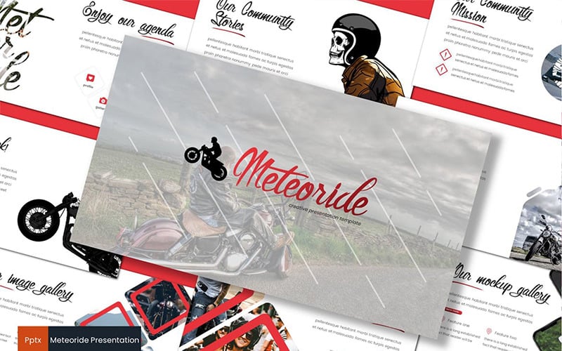 meteoride powerpoint template original