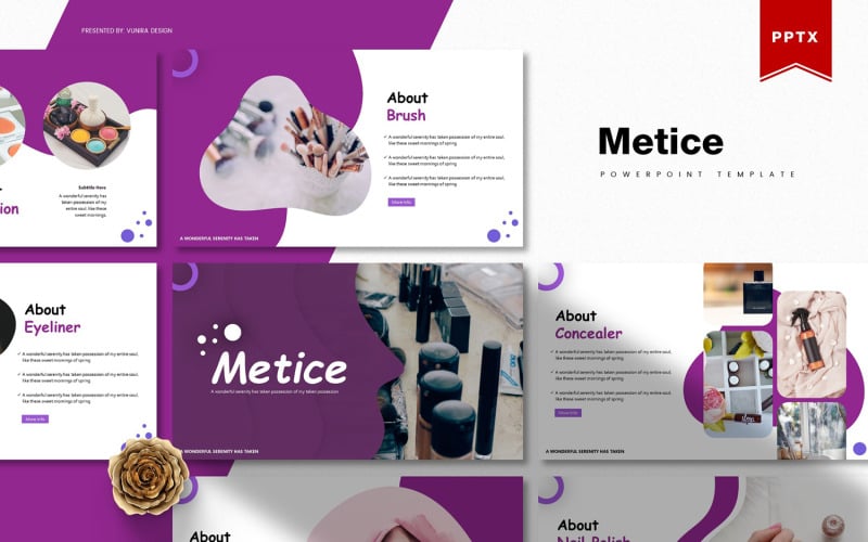 metice powerpoint template original