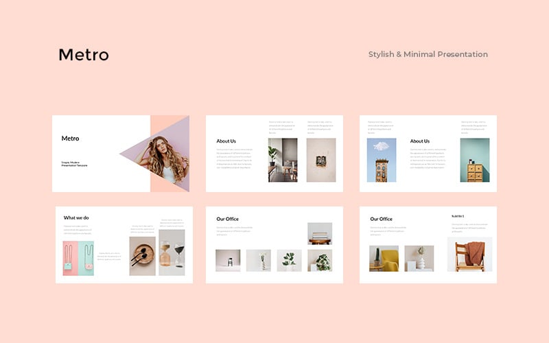 metro presentation powerpoint template original