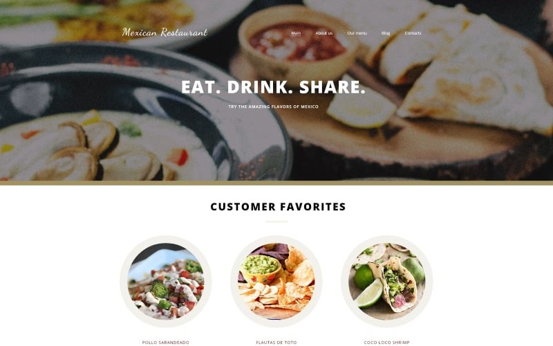 mexican restaurant mexican restaurant elegant joomla template original