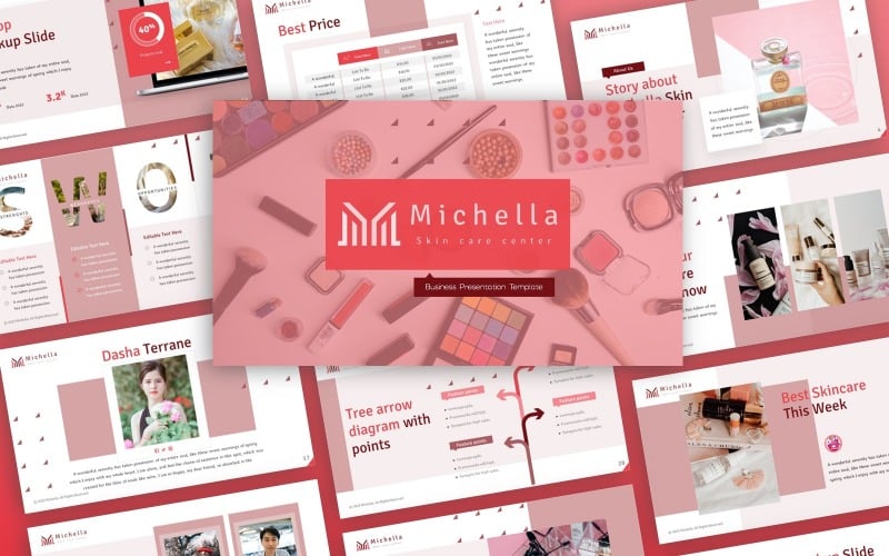 michella business presentation template original
