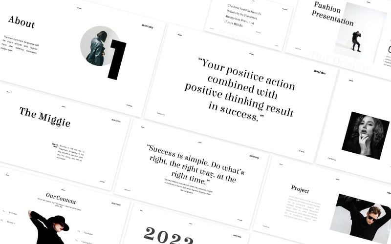 miggie powerpoint presentation template original