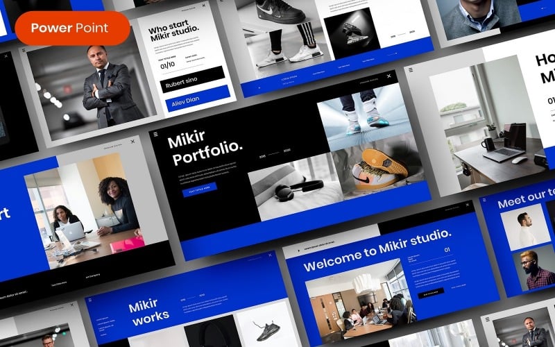 mikir busines powerpoint template original