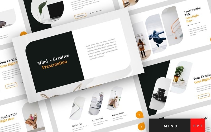 mind creative powerpoint template original
