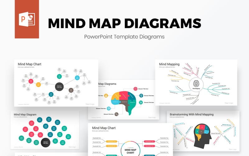 mind map powerpoint diagrams template original