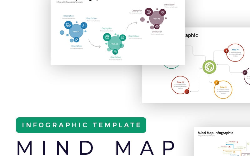 mindmap presentation infographic powerpoint template original