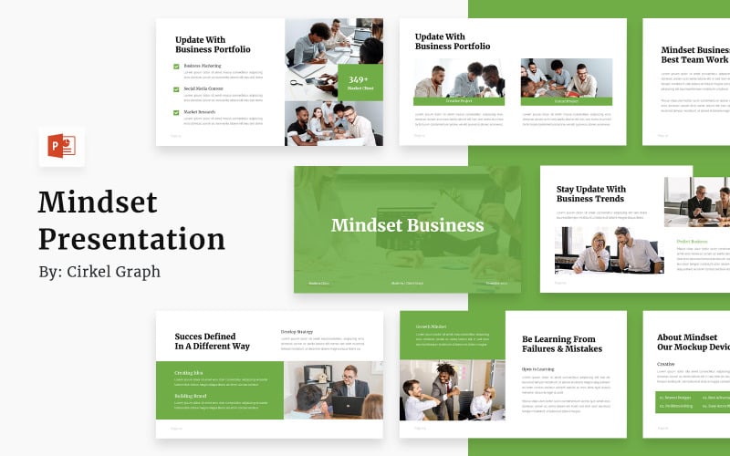 mindset business corporate powerpoint template original