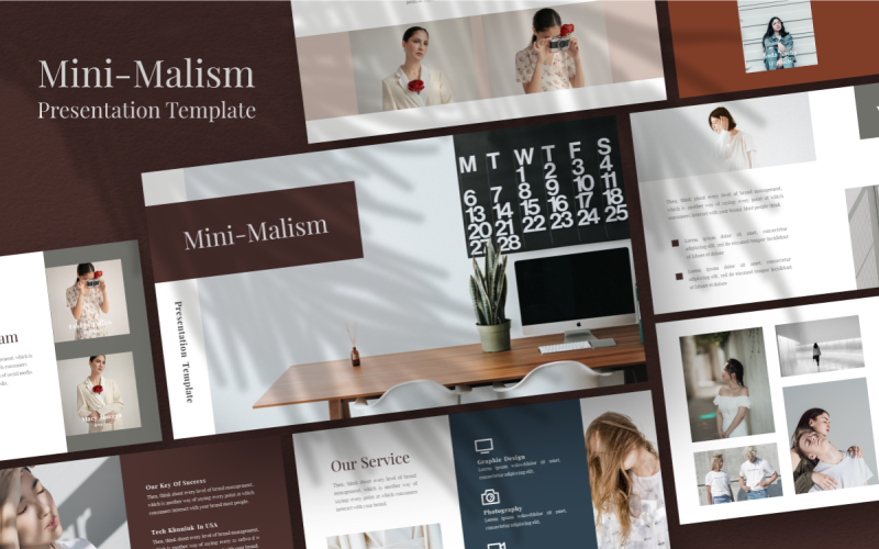 mini malism multipurpose powerpoint template original