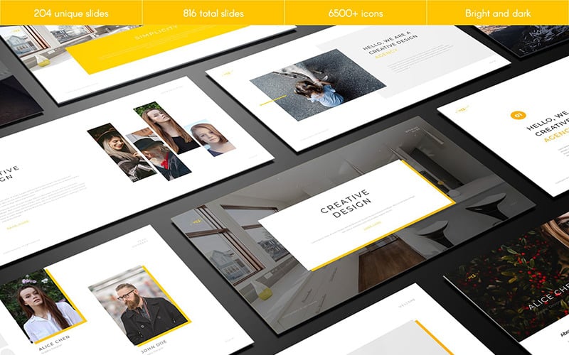 minies multipurpose powerpoint template original