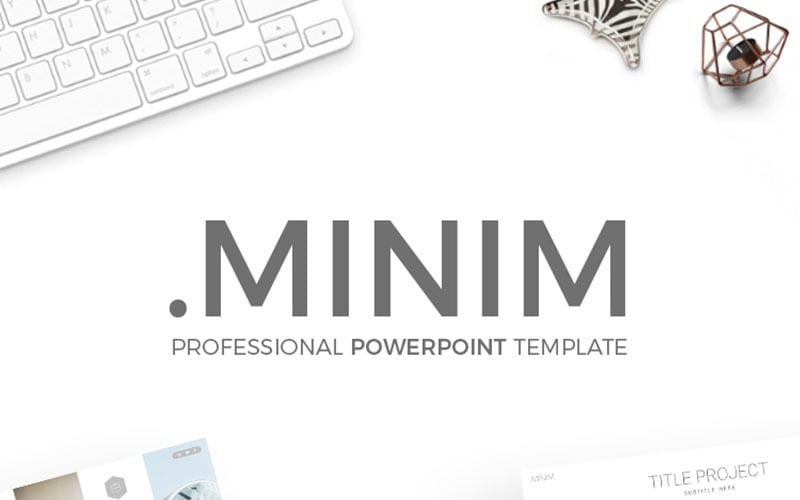 minim simple powerpoint template original