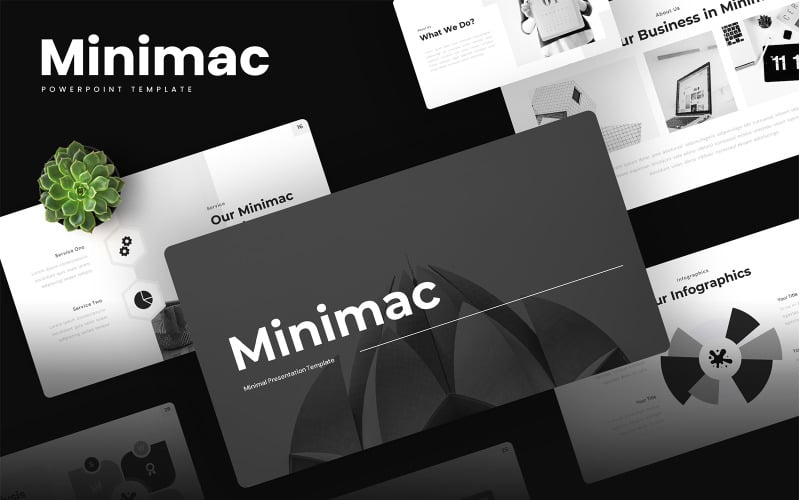 minimac minimal powerpoint template original