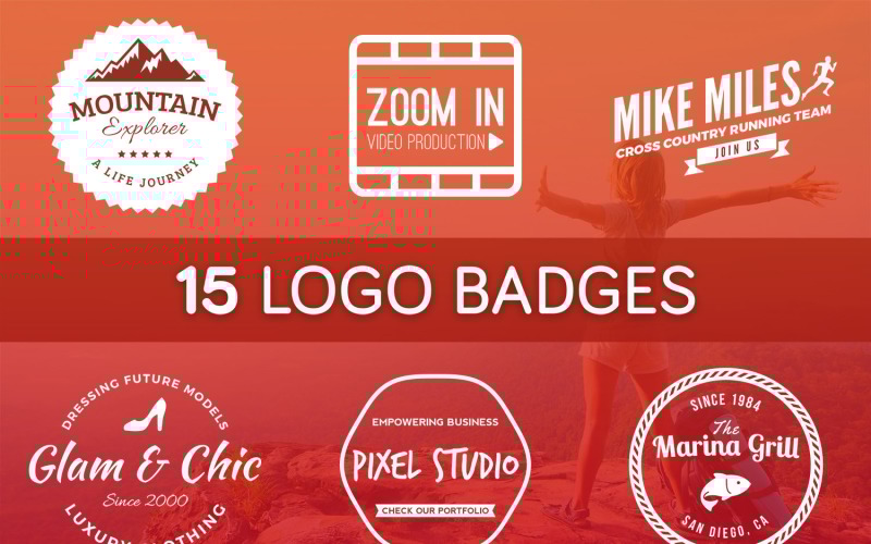 minimal badge logo designs original