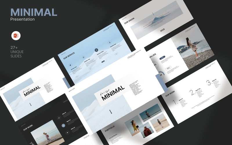 minimal best powerpoint presentation template original