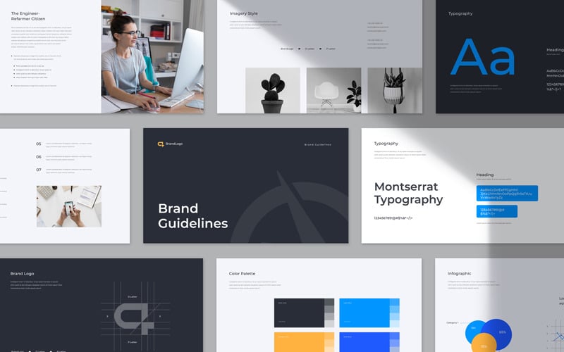minimal brand guideline template original