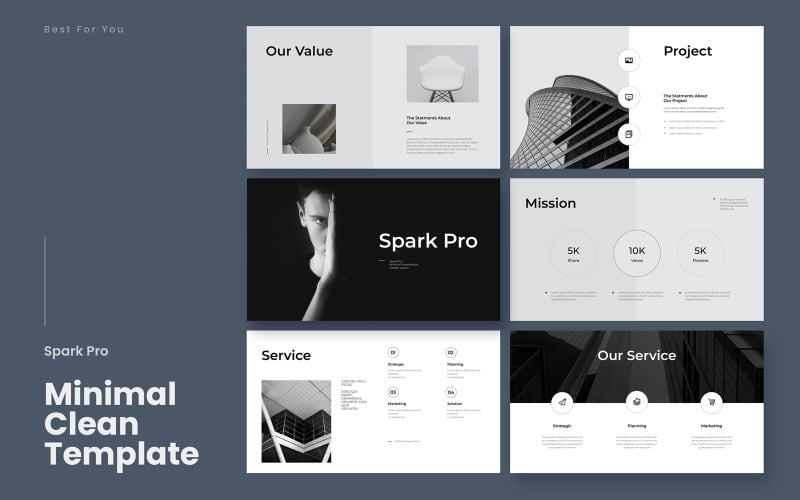 minimal business template presentation original