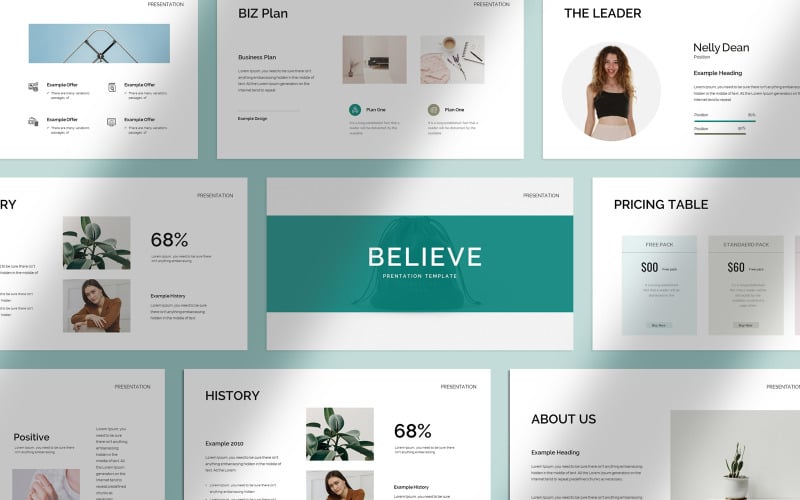 minimal creative business presentation original