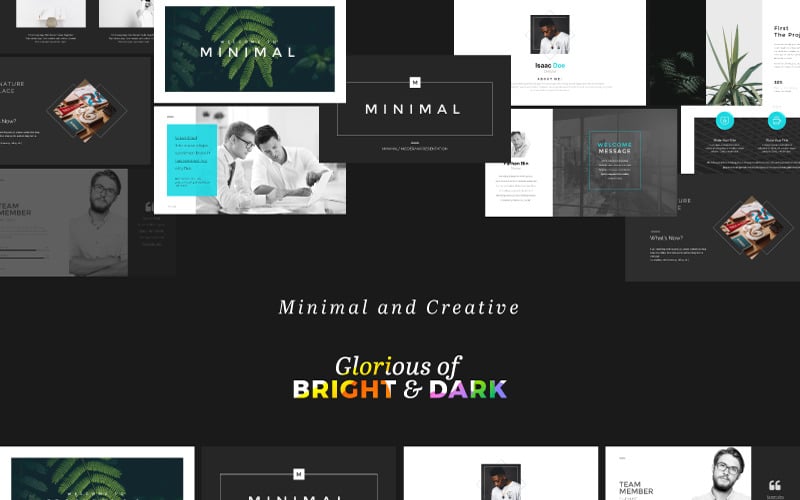 minimal creative powerpoint template original