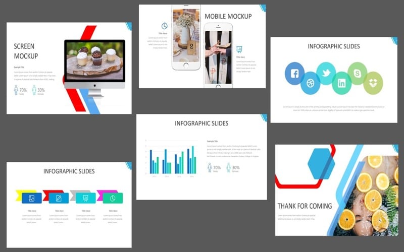 minimal design business powerpoint template original