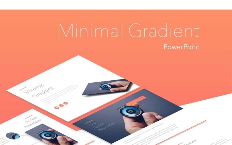 minimal gradient powerpoint template original