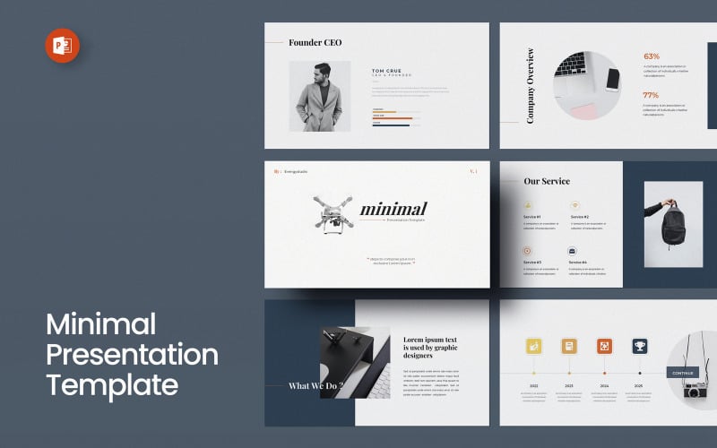 minimal layout presentation template original