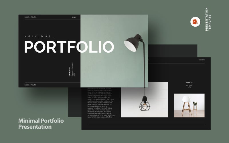 minimal portfolio presentation original