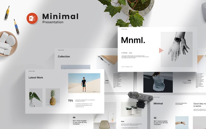 minimal powerpoint presentation layout original