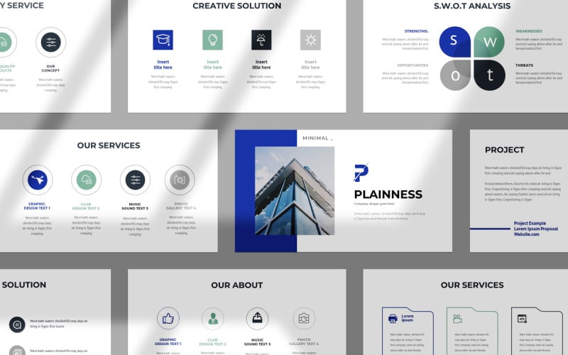 minimal powerpoint presentation original