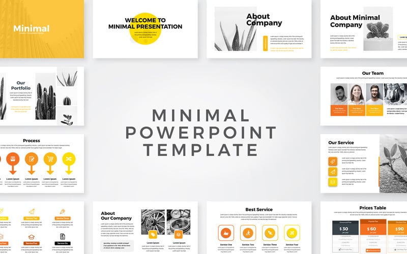 minimal powerpoint template original