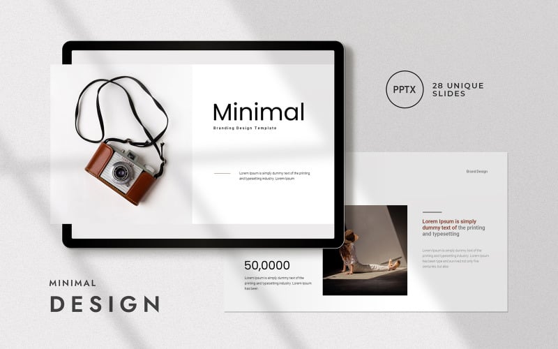 minimal presentation layout original