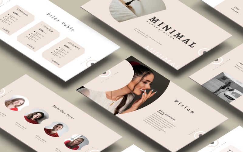 minimal presentation template original
