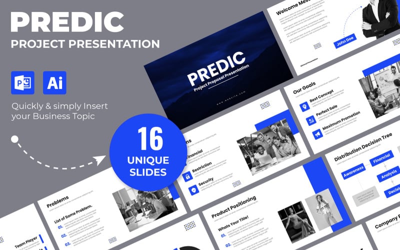 minimal project proposal presentation template original