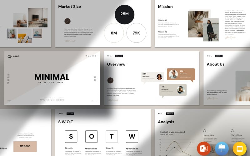 minimal project proposal template original