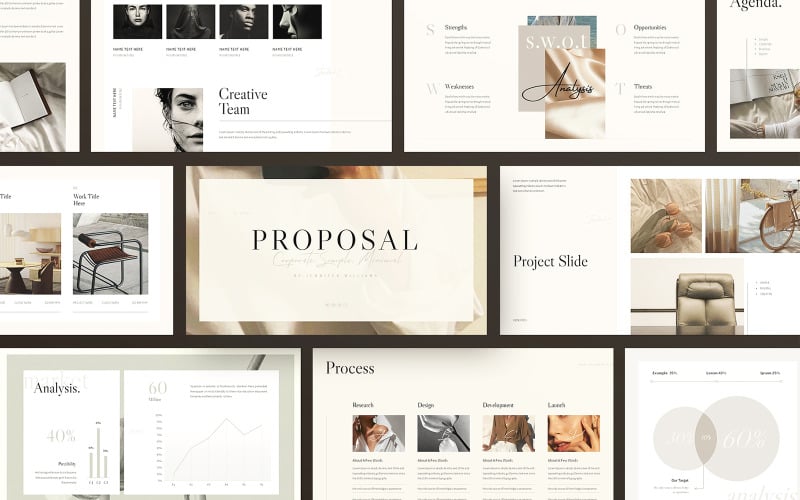 minimal proposal presentation template original