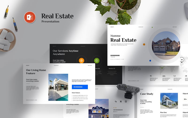 minimal real estate presentation original