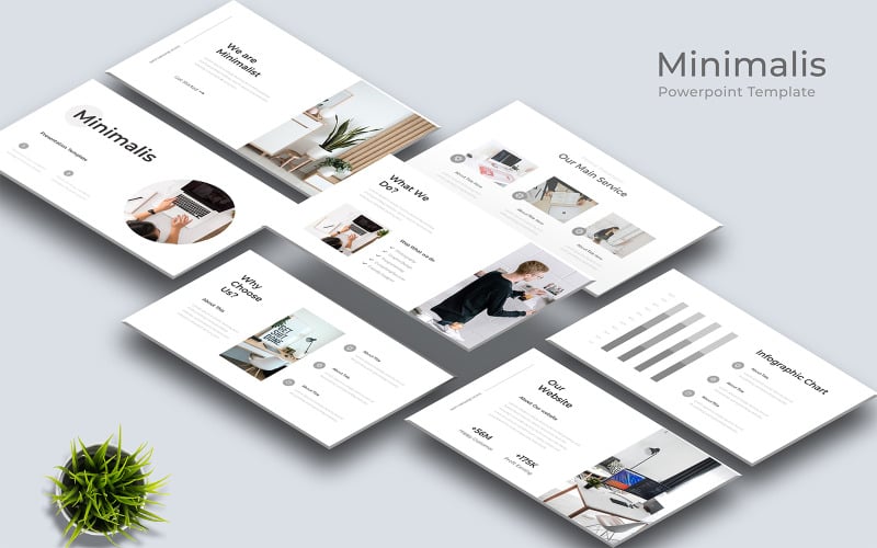 minimalis minimal powerpoint presentation template original