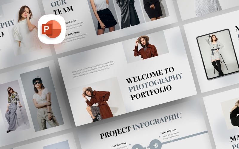 minimalist photography portfolio presentation template original