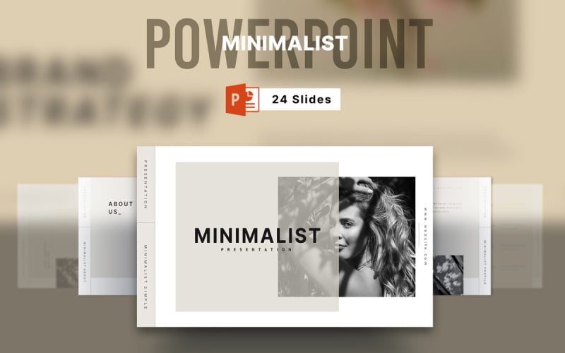minimalist powerpoint presentation template original
