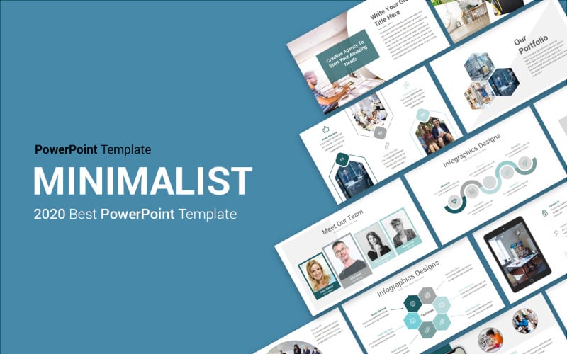 minimalist powerpoint template original