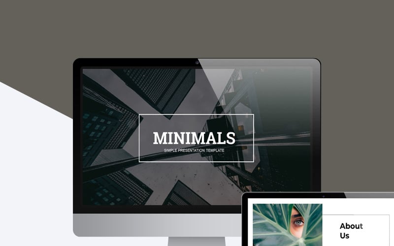 minimals corporate presentation powerpoint template original