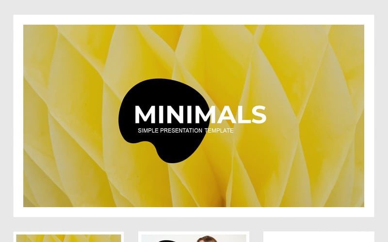 minimals multipurpose presentation powerpoint template original