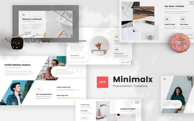 minimalx minimal powerpoint template original