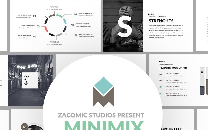 minimix powerpoint presentation powerpoint template original