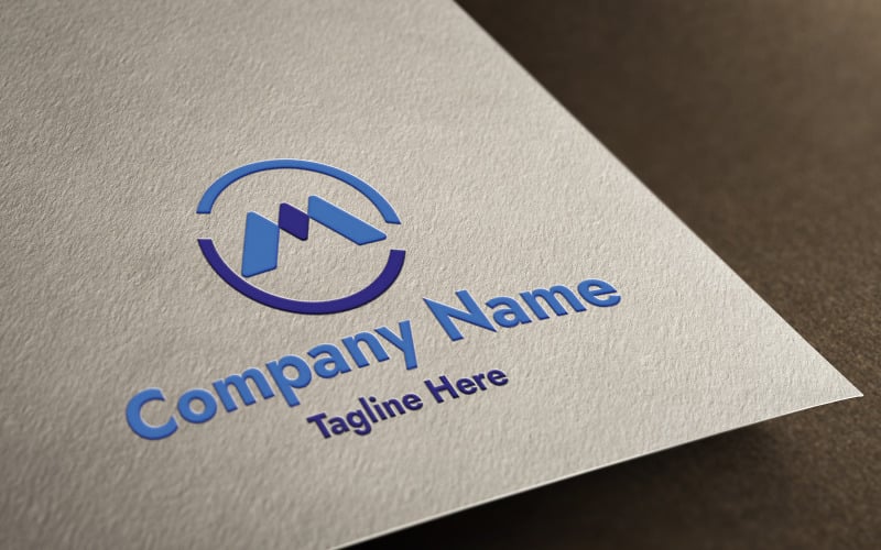 mining illustrator logo template original