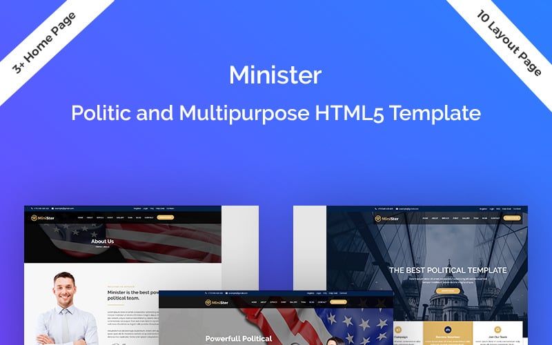 minister political amp multipurpose responsive original