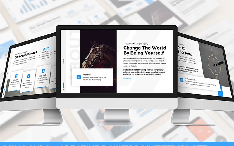 minocula creative powerpoint template original